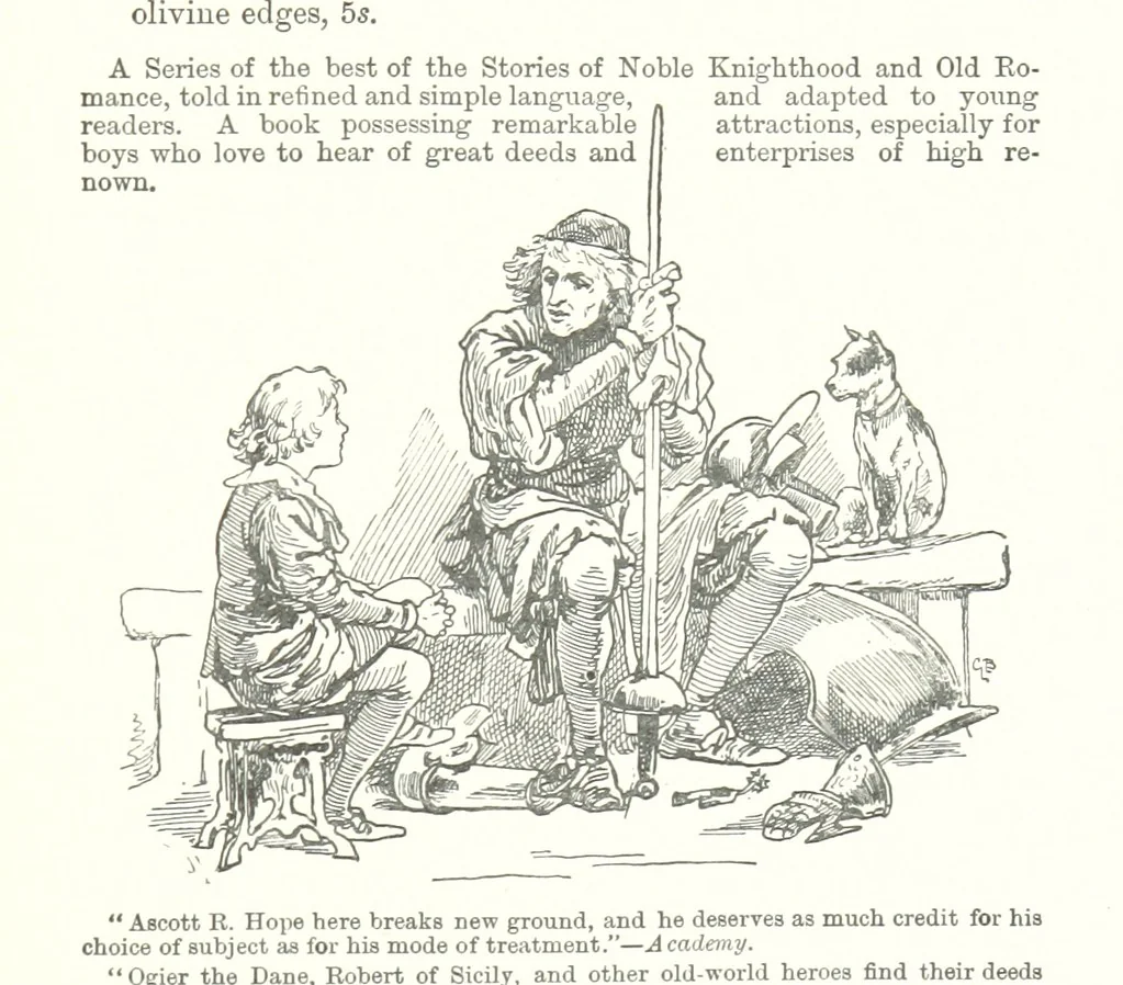 An illustration from The Golden Magnet: a tale of the Land of the Incas, etc, 1884, leaf 417