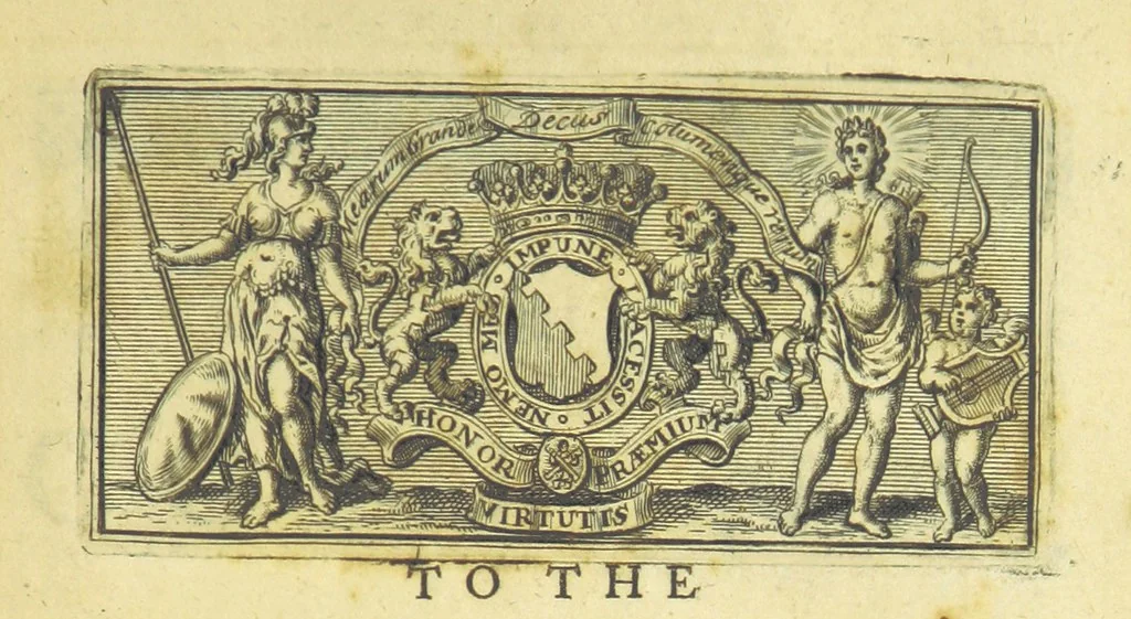 An illustration from Poems on several occasions, 1717, leaf 11