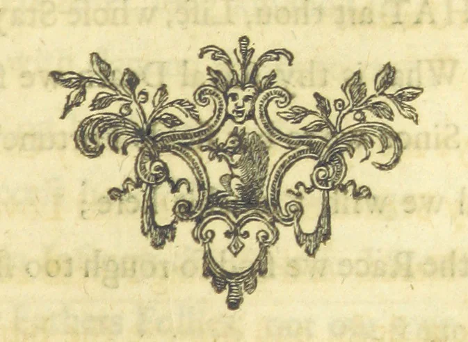 An illustration from Poems on several occasions, 1717, leaf 43