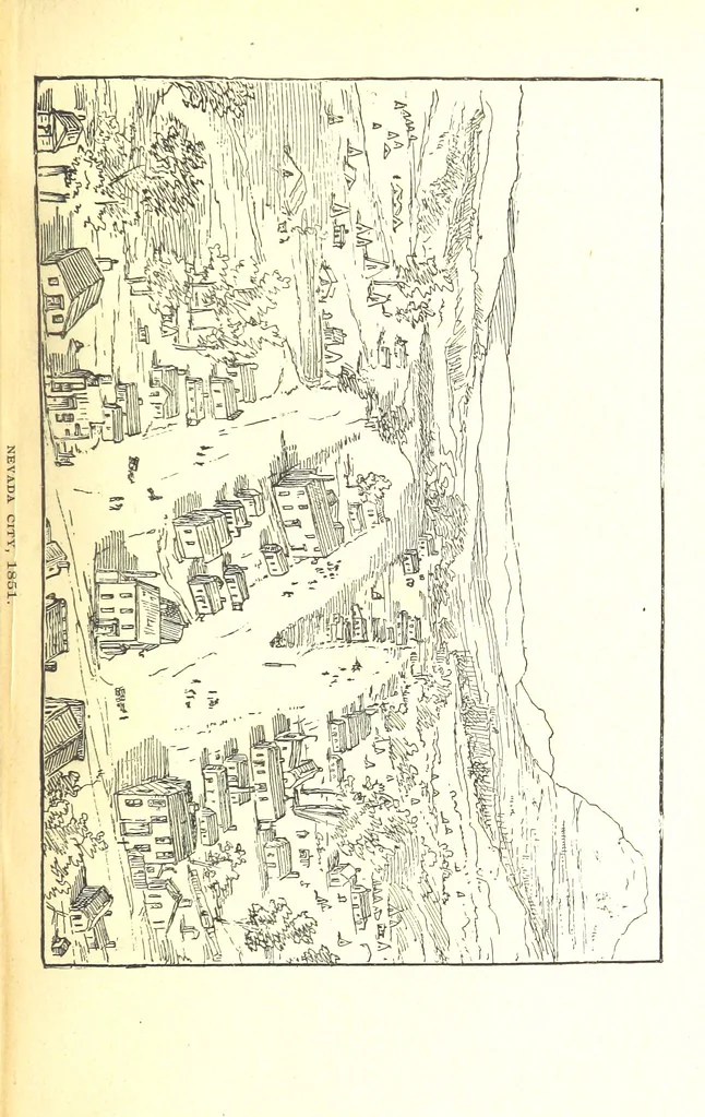 An illustration from The Experiences of a Forty-niner during thirty-four years residence in California and Australia ... Edited by Frederick T. Wallace, 1888, leaf 171