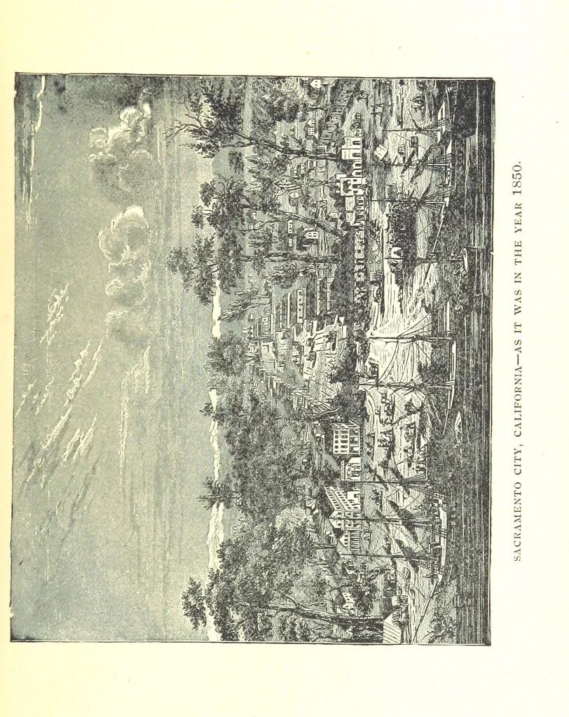 An illustration from The Experiences of a Forty-niner during thirty-four years residence in California and Australia ... Edited by Frederick T. Wallace, 1888, leaf 205
