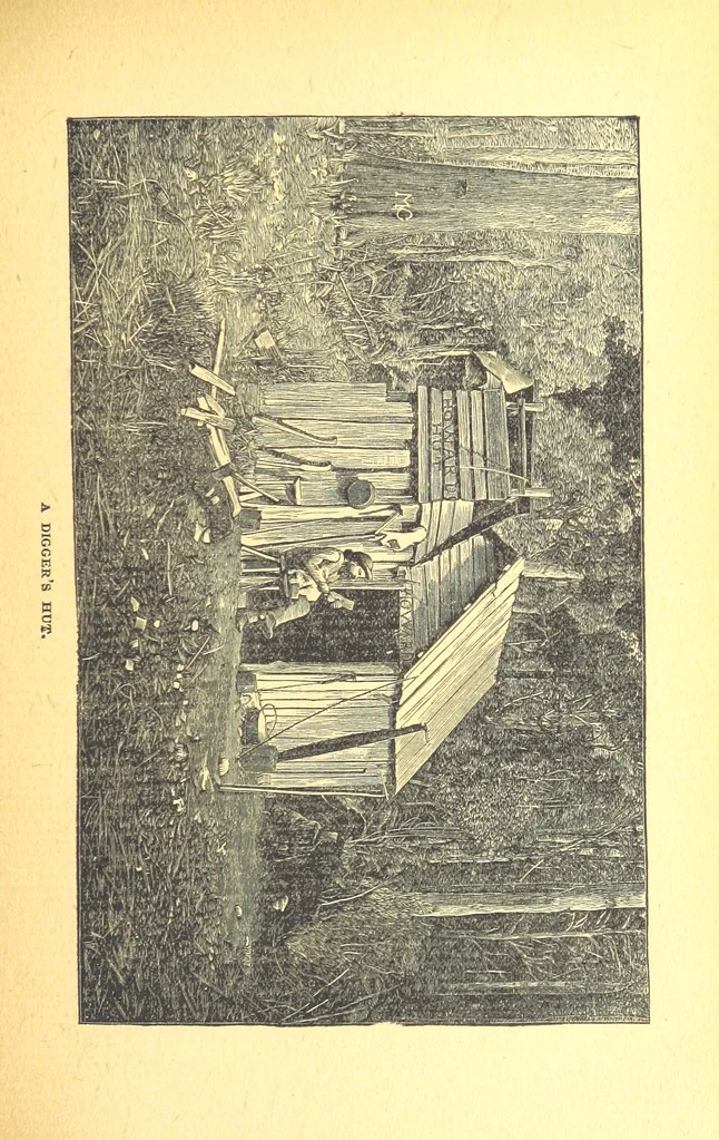 An illustration from The Experiences of a Forty-niner during thirty-four years residence in California and Australia ... Edited by Frederick T. Wallace, 1888, leaf 315