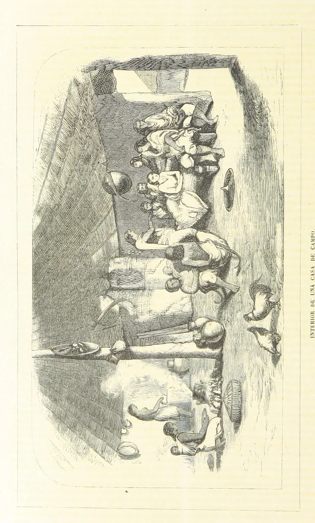 An illustration from Nuevo Viajero Universal, enciclopedia de viajes modernos, recopilacion de las obras mas notables sobre descubrimientos, exploraciones y aventuras, publicada por los mas célebres viajeros del siglo XIX. ... adornada con profusion de mapas, láminas sueltas y grabados, etc, 1859, leaf 834
