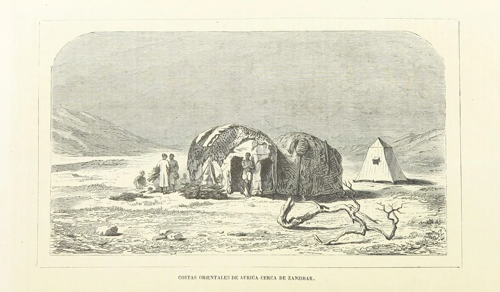 An illustration from Nuevo Viajero Universal, enciclopedia de viajes modernos, recopilacion de las obras mas notables sobre descubrimientos, exploraciones y aventuras, publicada por los mas célebres viajeros del siglo XIX. ... adornada con profusion de mapas, láminas sueltas y grabados, etc, 1859, leaf 886