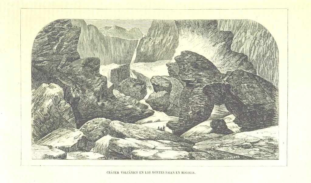 An illustration from Nuevo Viajero Universal, enciclopedia de viajes modernos, recopilacion de las obras mas notables sobre descubrimientos, exploraciones y aventuras, publicada por los mas célebres viajeros del siglo XIX. ... adornada con profusion de mapas, láminas sueltas y grabados, etc, 1859, leaf 79