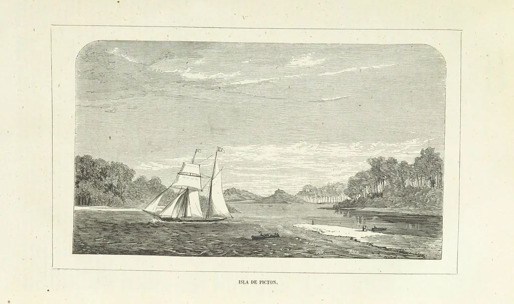 An illustration from Nuevo Viajero Universal, enciclopedia de viajes modernos, recopilacion de las obras mas notables sobre descubrimientos, exploraciones y aventuras, publicada por los mas célebres viajeros del siglo XIX. ... adornada con profusion de mapas, láminas sueltas y grabados, etc, 1859, leaf 1075