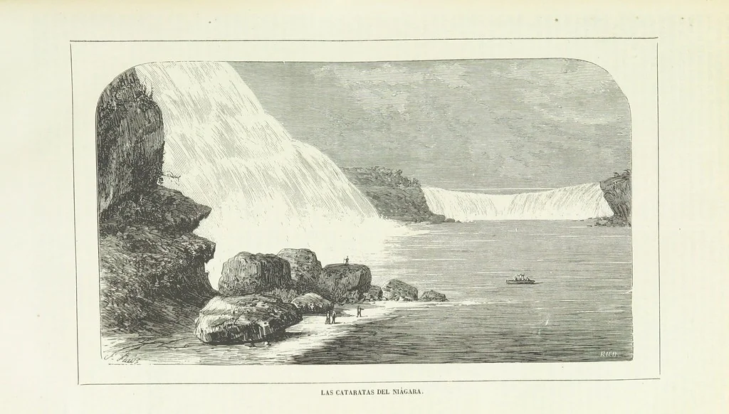 An illustration from Nuevo Viajero Universal, enciclopedia de viajes modernos, recopilacion de las obras mas notables sobre descubrimientos, exploraciones y aventuras, publicada por los mas célebres viajeros del siglo XIX. ... adornada con profusion de mapas, láminas sueltas y grabados, etc, 1859, leaf 99
