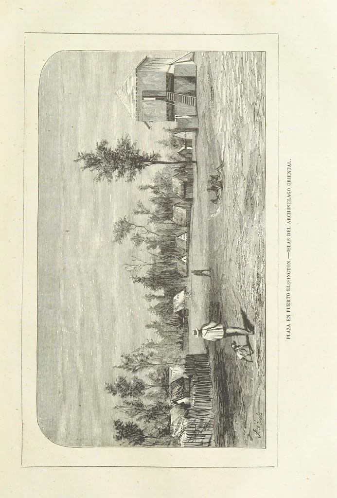 An illustration from Nuevo Viajero Universal, enciclopedia de viajes modernos, recopilacion de las obras mas notables sobre descubrimientos, exploraciones y aventuras, publicada por los mas célebres viajeros del siglo XIX. ... adornada con profusion de mapas, láminas sueltas y grabados, etc, 1859, leaf 425