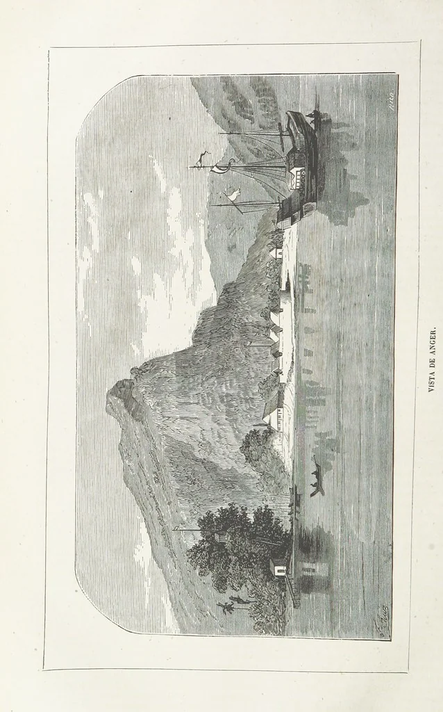 An illustration from Nuevo Viajero Universal, enciclopedia de viajes modernos, recopilacion de las obras mas notables sobre descubrimientos, exploraciones y aventuras, publicada por los mas célebres viajeros del siglo XIX. ... adornada con profusion de mapas, láminas sueltas y grabados, etc, 1859, leaf 476