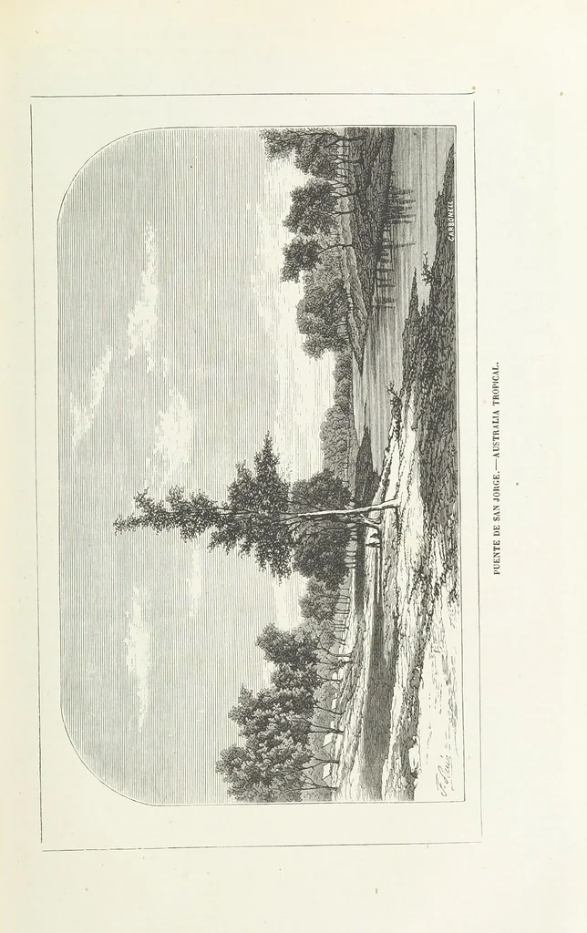 An illustration from Nuevo Viajero Universal, enciclopedia de viajes modernos, recopilacion de las obras mas notables sobre descubrimientos, exploraciones y aventuras, publicada por los mas célebres viajeros del siglo XIX. ... adornada con profusion de mapas, láminas sueltas y grabados, etc, 1859, leaf 533