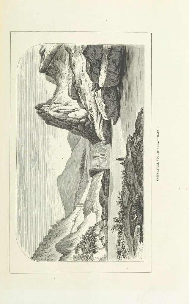 An illustration from Nuevo Viajero Universal, enciclopedia de viajes modernos, recopilacion de las obras mas notables sobre descubrimientos, exploraciones y aventuras, publicada por los mas célebres viajeros del siglo XIX. ... adornada con profusion de mapas, láminas sueltas y grabados, etc, 1859, leaf 607