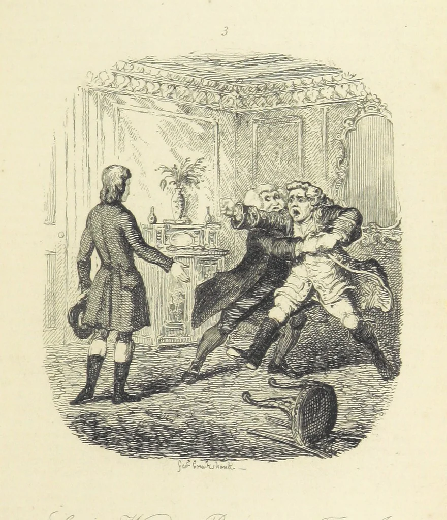 An illustration from The works of Henry Fielding ... with memoir of the author. By Thomas Roscoe, etc, 1845, leaf 123