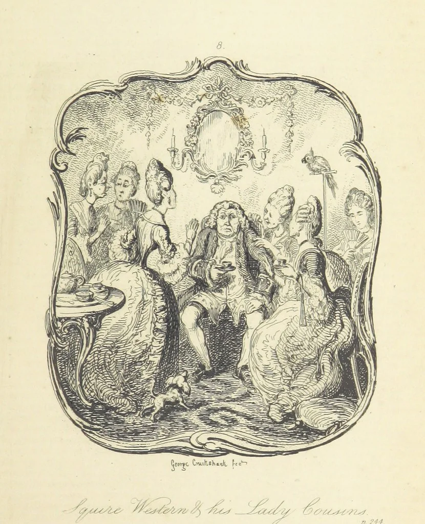 An illustration from The works of Henry Fielding ... with memoir of the author. By Thomas Roscoe, etc, 1845, leaf 301
