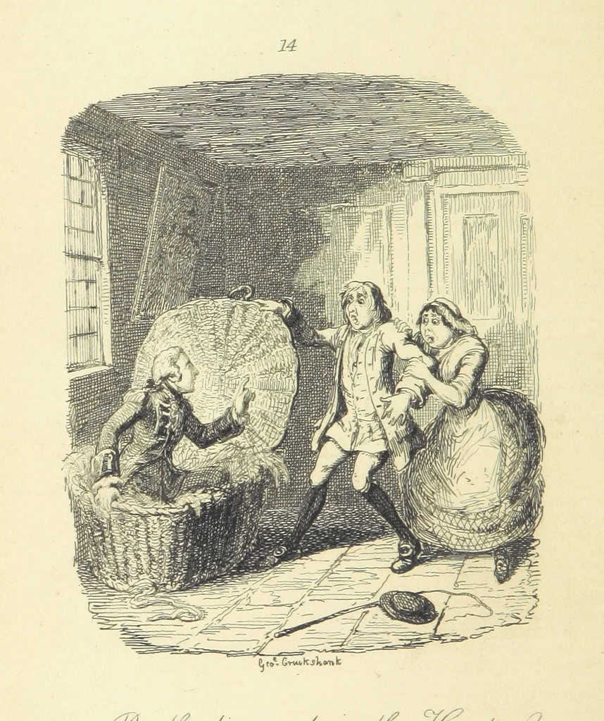 An illustration from The works of Henry Fielding ... with memoir of the author. By Thomas Roscoe, etc, 1845, leaf 462