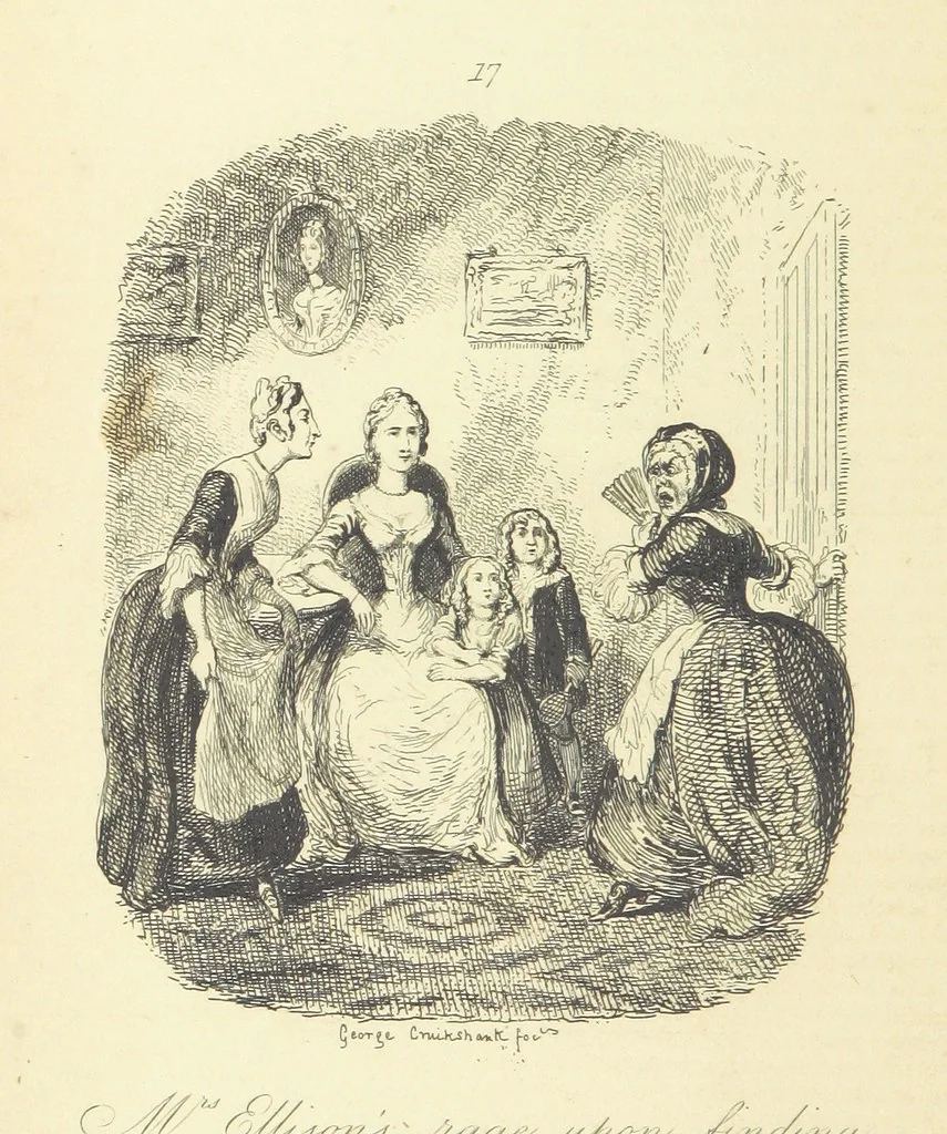 An illustration from The works of Henry Fielding ... with memoir of the author. By Thomas Roscoe, etc, 1845, leaf 546