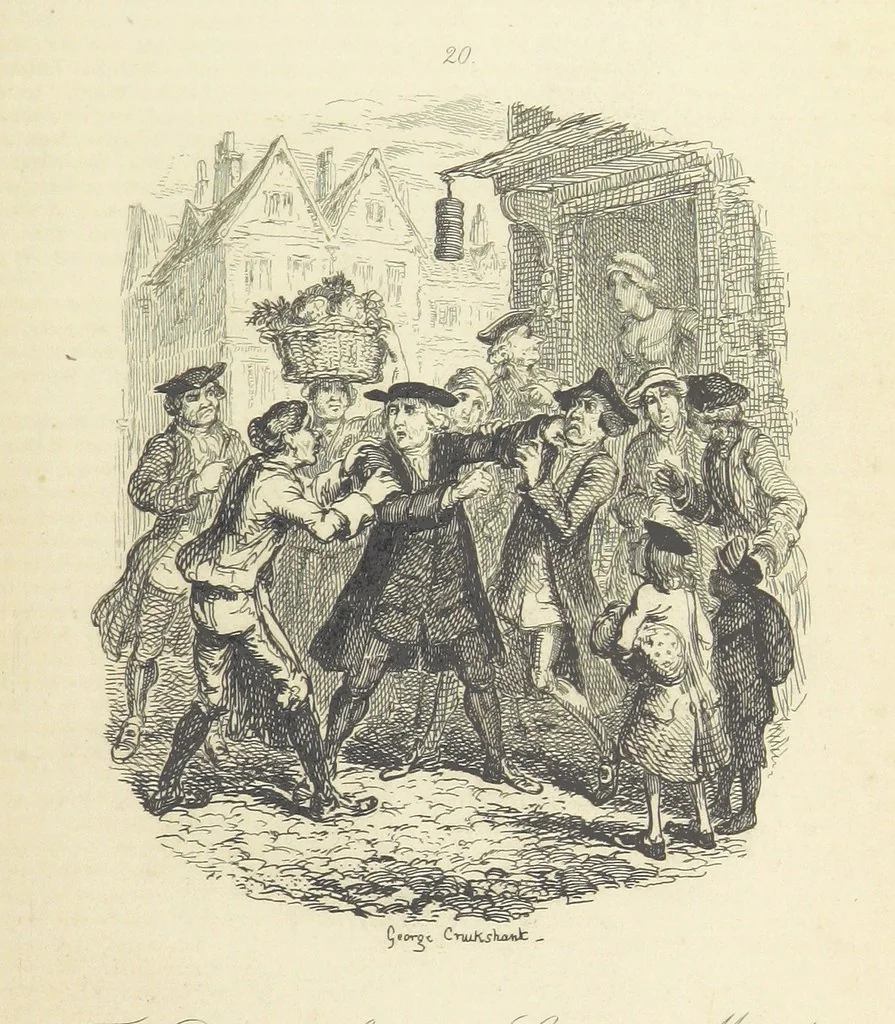 An illustration from The works of Henry Fielding ... with memoir of the author. By Thomas Roscoe, etc, 1845, leaf 615