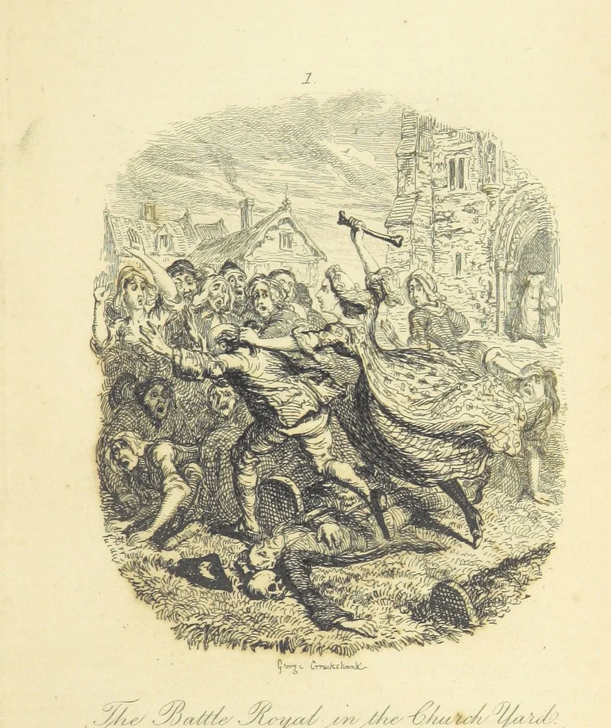 An illustration from The works of Henry Fielding ... with memoir of the author. By Thomas Roscoe, etc, 1845, leaf 83