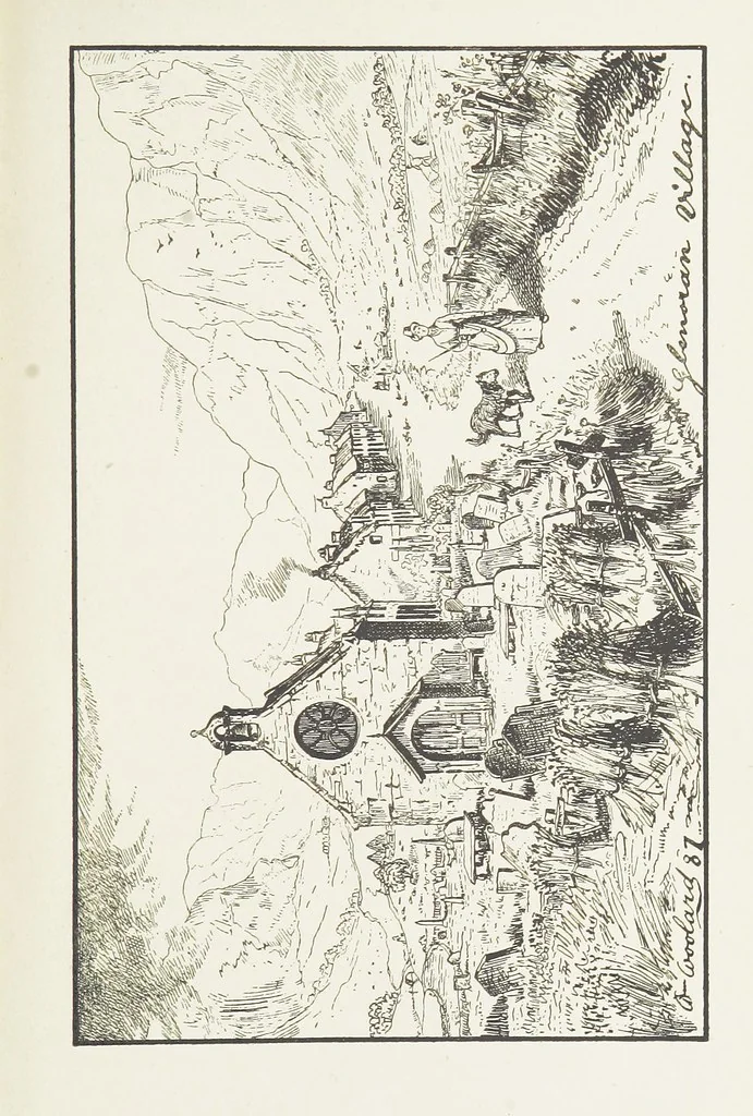 An illustration from In Glenoran. [A Novel, 1888, leaf 13