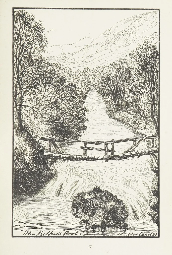 An illustration from In Glenoran. [A Novel, 1888, leaf 197
