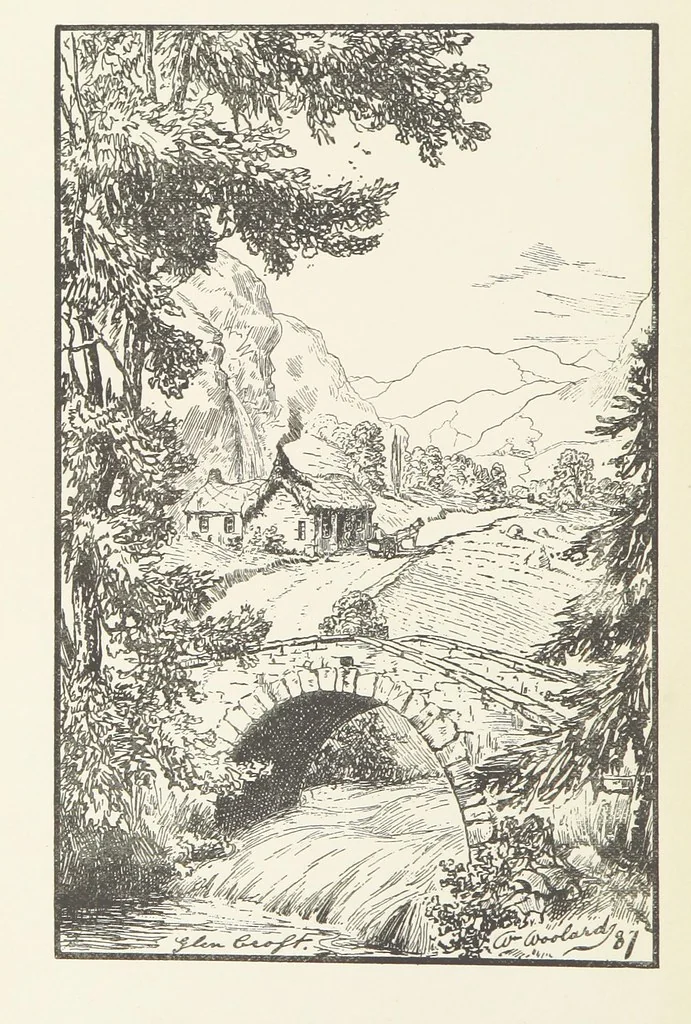 An illustration from In Glenoran. [A Novel, 1888, leaf 6