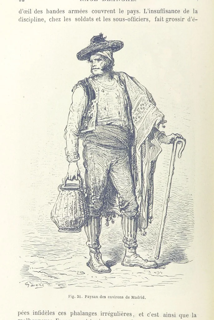 An illustration from Les Races Humaines ... Ouvrage illustré de 334 gravures dessinées sur bois, et de 8 chromo-lithographies, etc, 1872, leaf 104