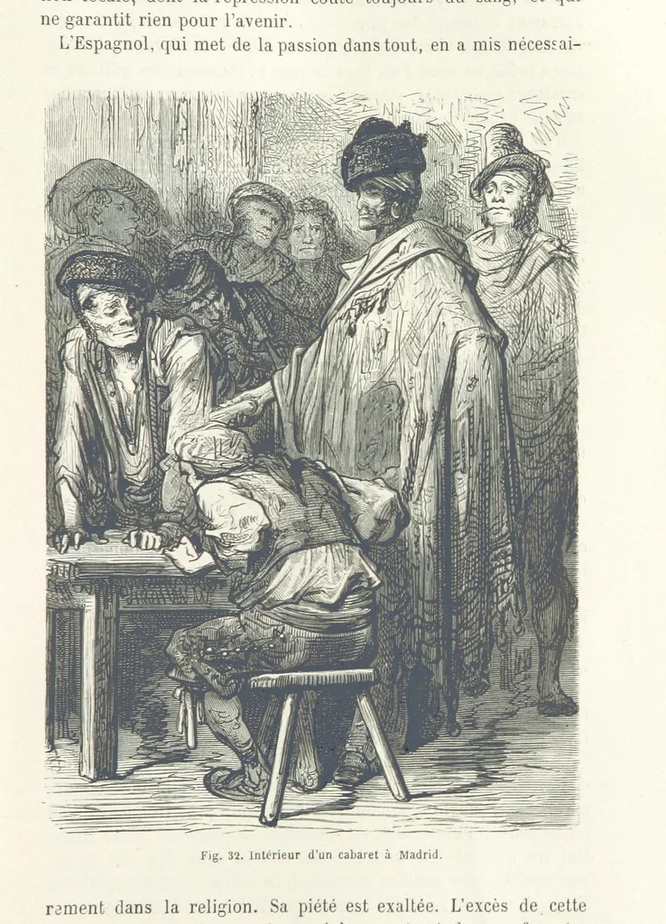 An illustration from Les Races Humaines ... Ouvrage illustré de 334 gravures dessinées sur bois, et de 8 chromo-lithographies, etc, 1872, leaf 105