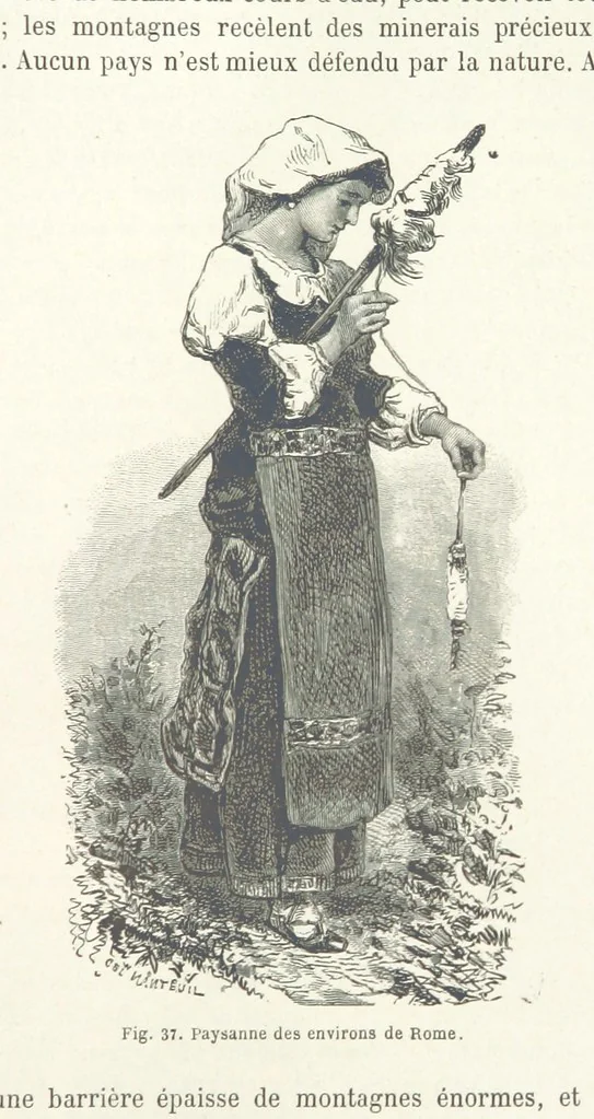 An illustration from Les Races Humaines ... Ouvrage illustré de 334 gravures dessinées sur bois, et de 8 chromo-lithographies, etc, 1872, leaf 115