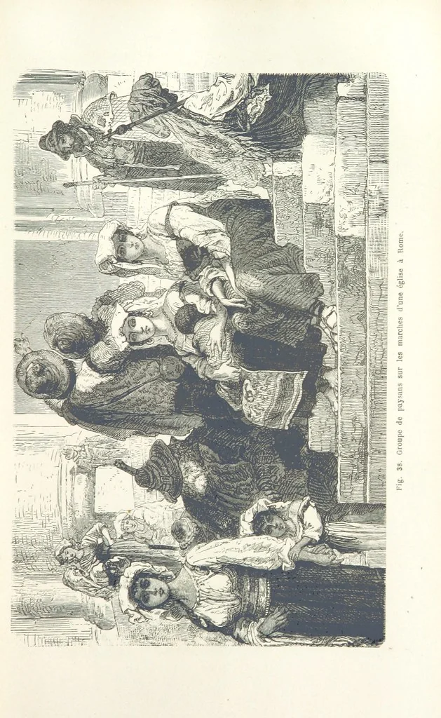 An illustration from Les Races Humaines ... Ouvrage illustré de 334 gravures dessinées sur bois, et de 8 chromo-lithographies, etc, 1872, leaf 117