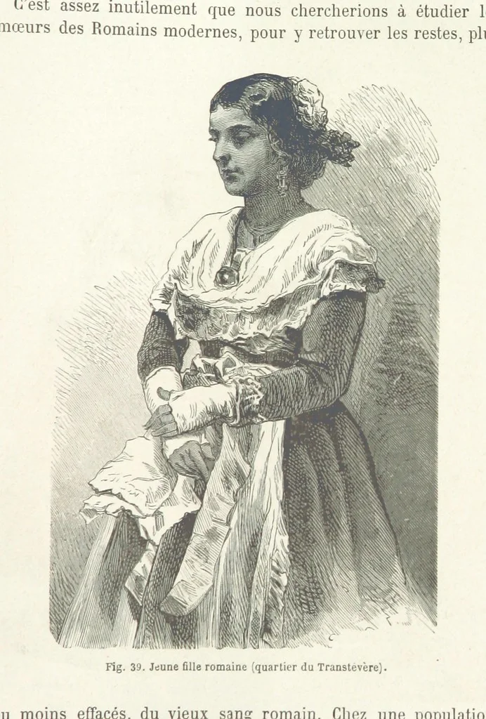 An illustration from Les Races Humaines ... Ouvrage illustré de 334 gravures dessinées sur bois, et de 8 chromo-lithographies, etc, 1872, leaf 119