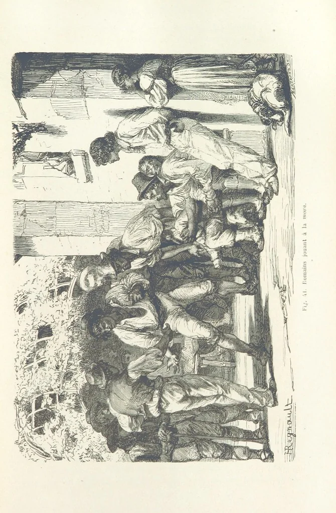 An illustration from Les Races Humaines ... Ouvrage illustré de 334 gravures dessinées sur bois, et de 8 chromo-lithographies, etc, 1872, leaf 121