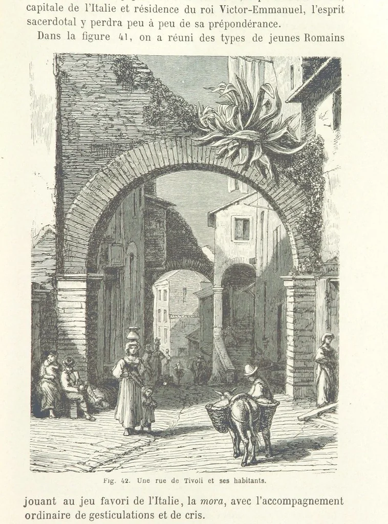 An illustration from Les Races Humaines ... Ouvrage illustré de 334 gravures dessinées sur bois, et de 8 chromo-lithographies, etc, 1872, leaf 123