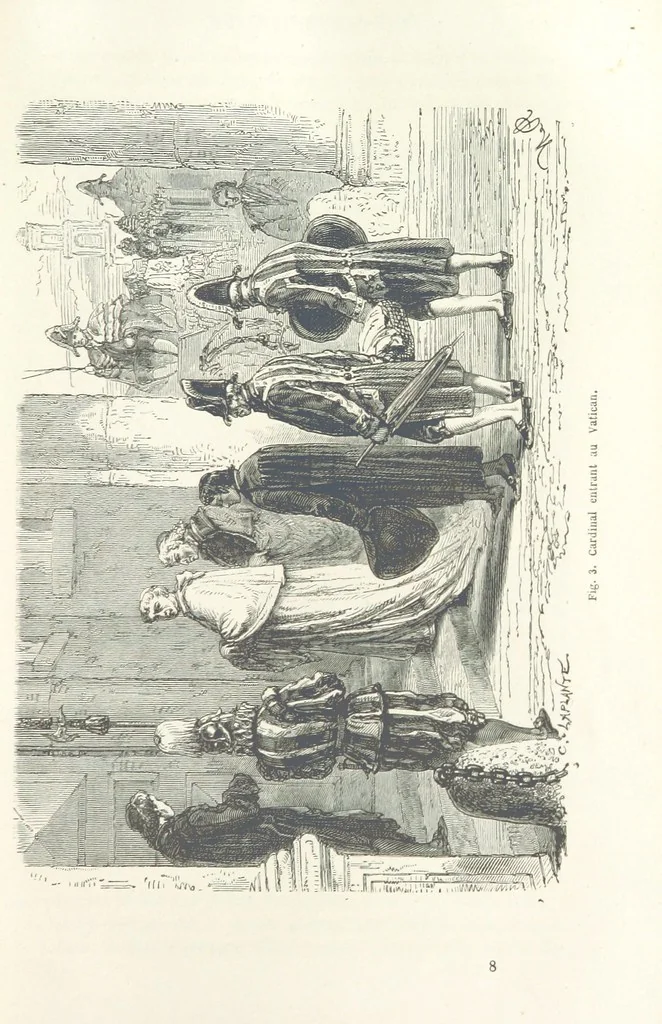 An illustration from Les Races Humaines ... Ouvrage illustré de 334 gravures dessinées sur bois, et de 8 chromo-lithographies, etc, 1872, leaf 125