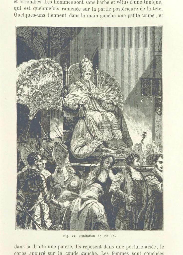 An illustration from Les Races Humaines ... Ouvrage illustré de 334 gravures dessinées sur bois, et de 8 chromo-lithographies, etc, 1872, leaf 127