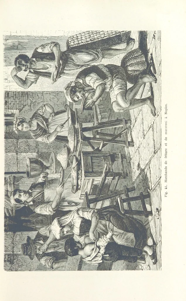 An illustration from Les Races Humaines ... Ouvrage illustré de 334 gravures dessinées sur bois, et de 8 chromo-lithographies, etc, 1872, leaf 129