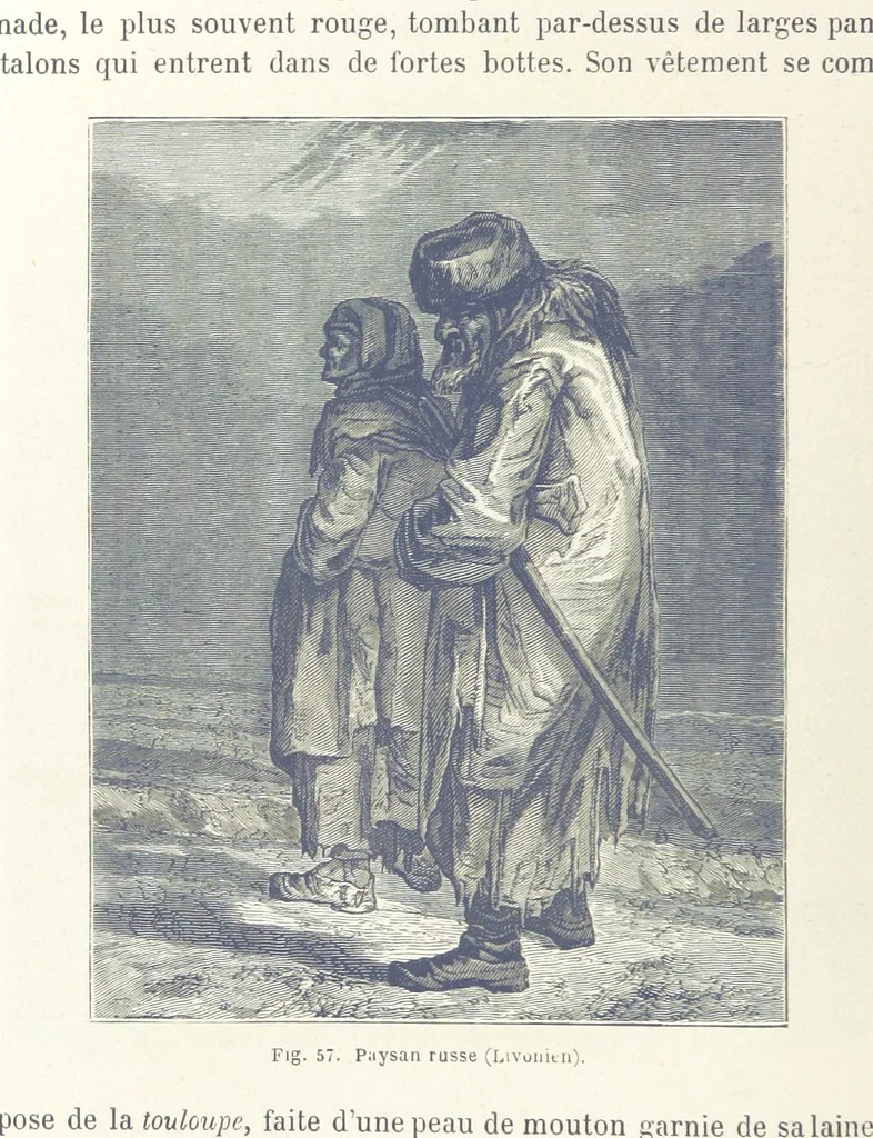 An illustration from Les Races Humaines ... Ouvrage illustré de 334 gravures dessinées sur bois, et de 8 chromo-lithographies, etc, 1872, leaf 148
