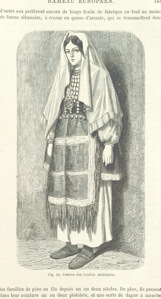 An illustration from Les Races Humaines ... Ouvrage illustré de 334 gravures dessinées sur bois, et de 8 chromo-lithographies, etc, 1872, leaf 157