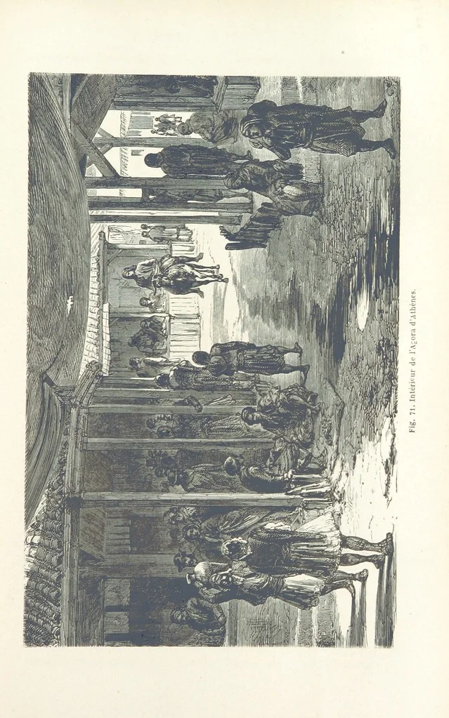 An illustration from Les Races Humaines ... Ouvrage illustré de 334 gravures dessinées sur bois, et de 8 chromo-lithographies, etc, 1872, leaf 169