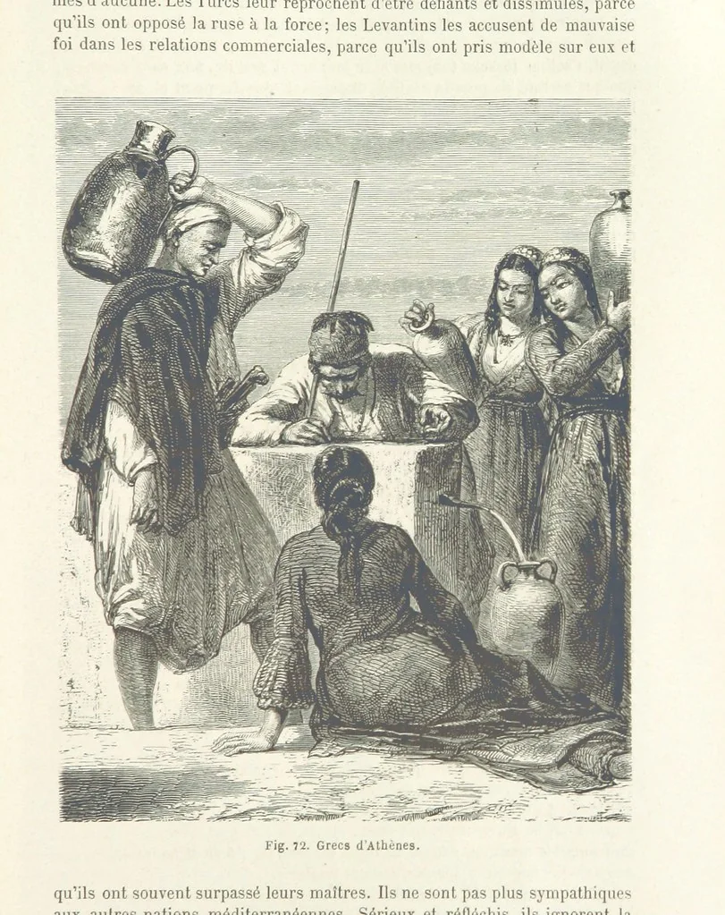 An illustration from Les Races Humaines ... Ouvrage illustré de 334 gravures dessinées sur bois, et de 8 chromo-lithographies, etc, 1872, leaf 171