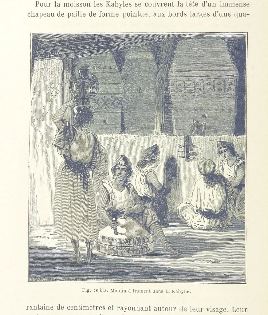 An illustration from Les Races Humaines ... Ouvrage illustré de 334 gravures dessinées sur bois, et de 8 chromo-lithographies, etc, 1872, leaf 188