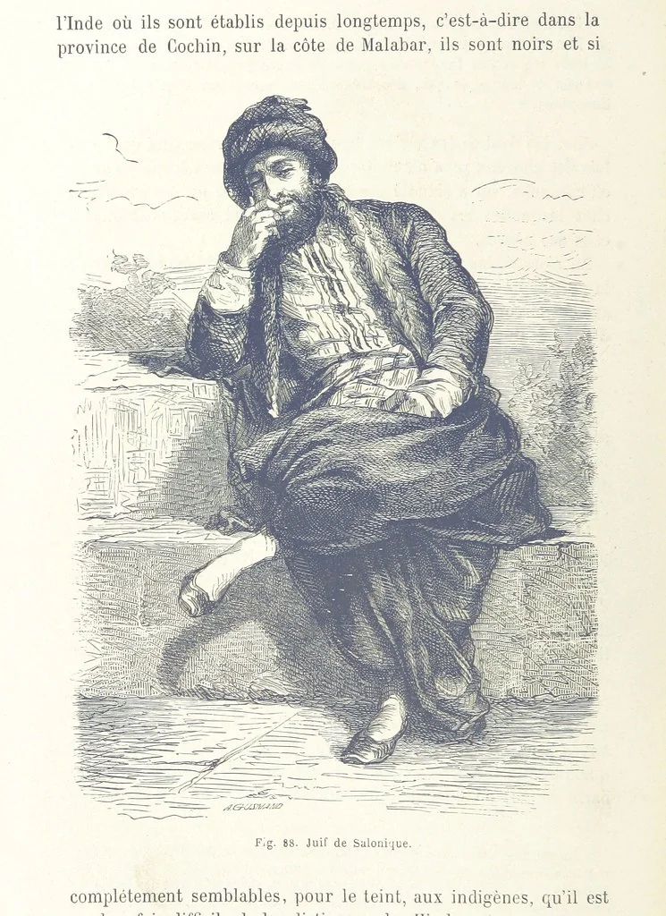 An illustration from Les Races Humaines ... Ouvrage illustré de 334 gravures dessinées sur bois, et de 8 chromo-lithographies, etc, 1872, leaf 210