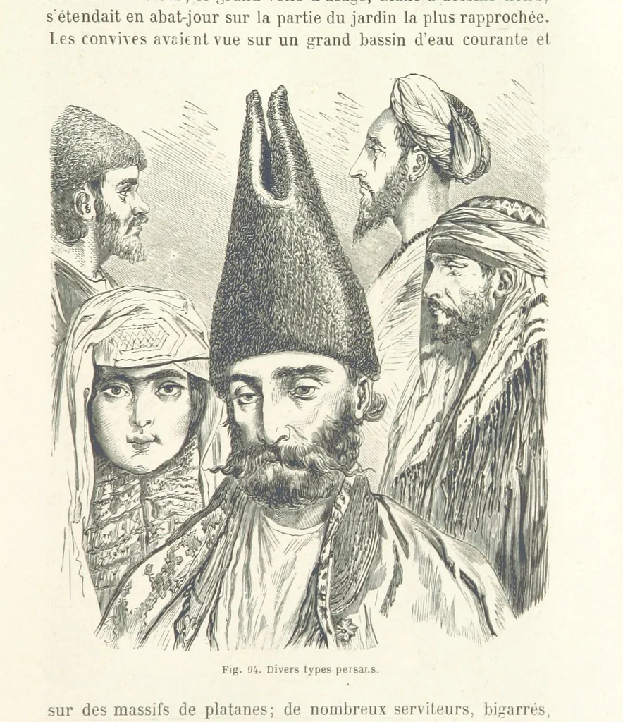 An illustration from Les Races Humaines ... Ouvrage illustré de 334 gravures dessinées sur bois, et de 8 chromo-lithographies, etc, 1872, leaf 223