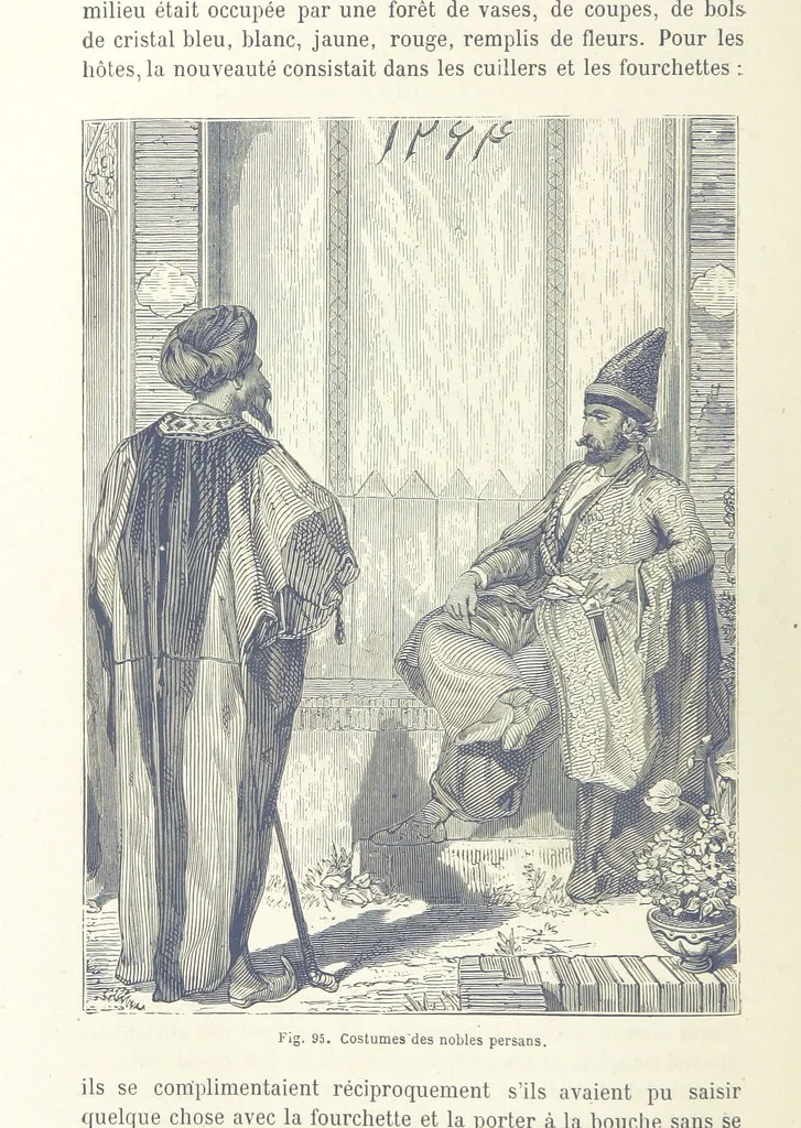 An illustration from Les Races Humaines ... Ouvrage illustré de 334 gravures dessinées sur bois, et de 8 chromo-lithographies, etc, 1872, leaf 224