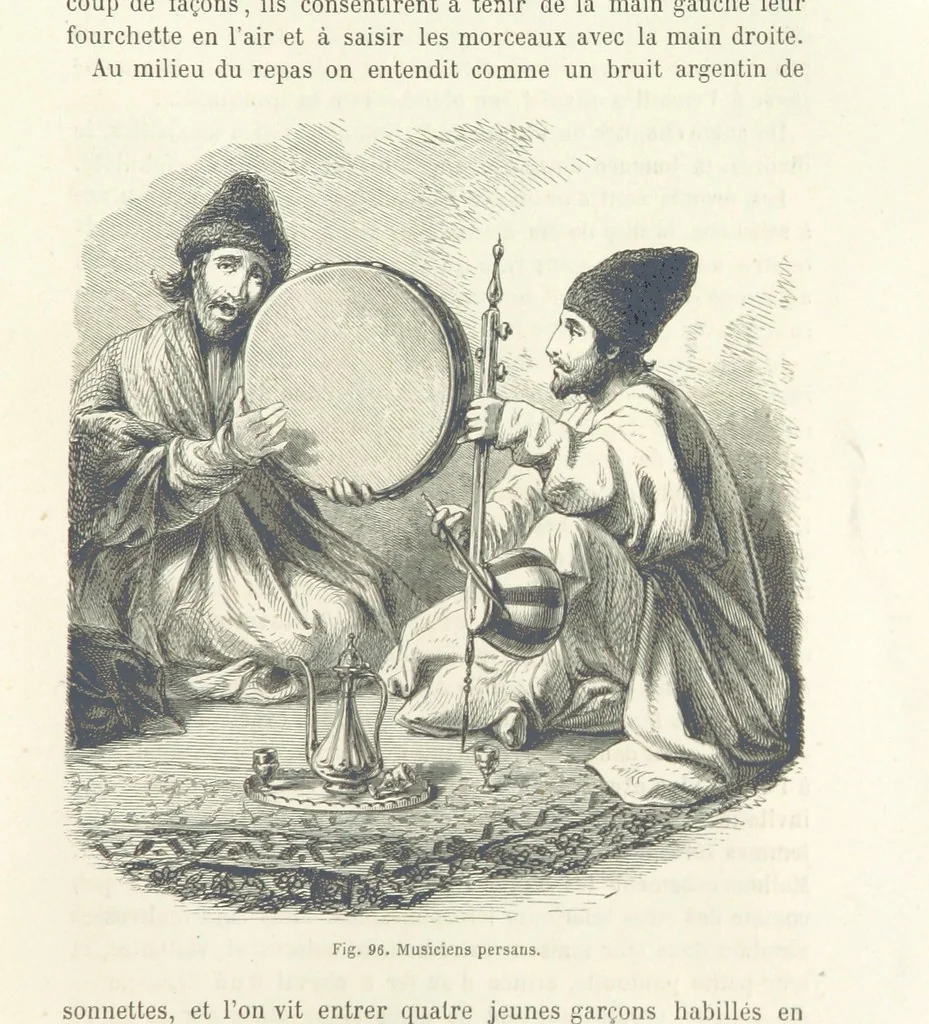 An illustration from Les Races Humaines ... Ouvrage illustré de 334 gravures dessinées sur bois, et de 8 chromo-lithographies, etc, 1872, leaf 225