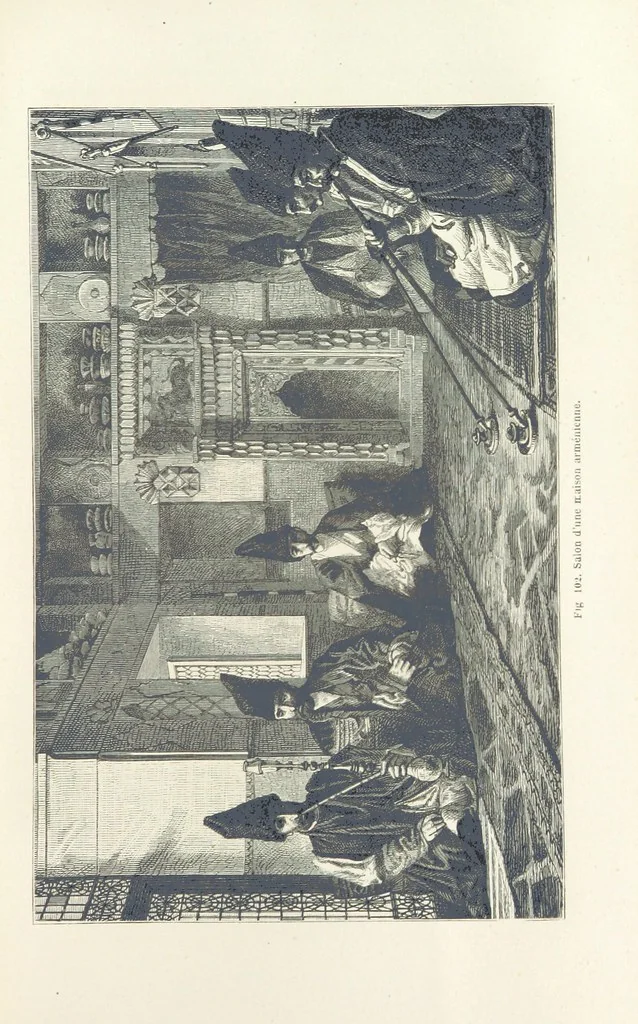An illustration from Les Races Humaines ... Ouvrage illustré de 334 gravures dessinées sur bois, et de 8 chromo-lithographies, etc, 1872, leaf 233