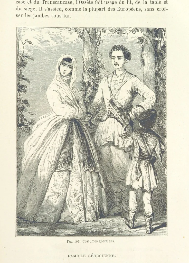 An illustration from Les Races Humaines ... Ouvrage illustré de 334 gravures dessinées sur bois, et de 8 chromo-lithographies, etc, 1872, leaf 237