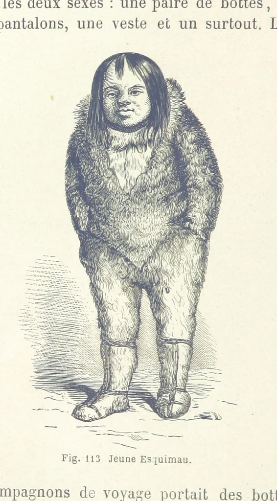 An illustration from Les Races Humaines ... Ouvrage illustré de 334 gravures dessinées sur bois, et de 8 chromo-lithographies, etc, 1872, leaf 254