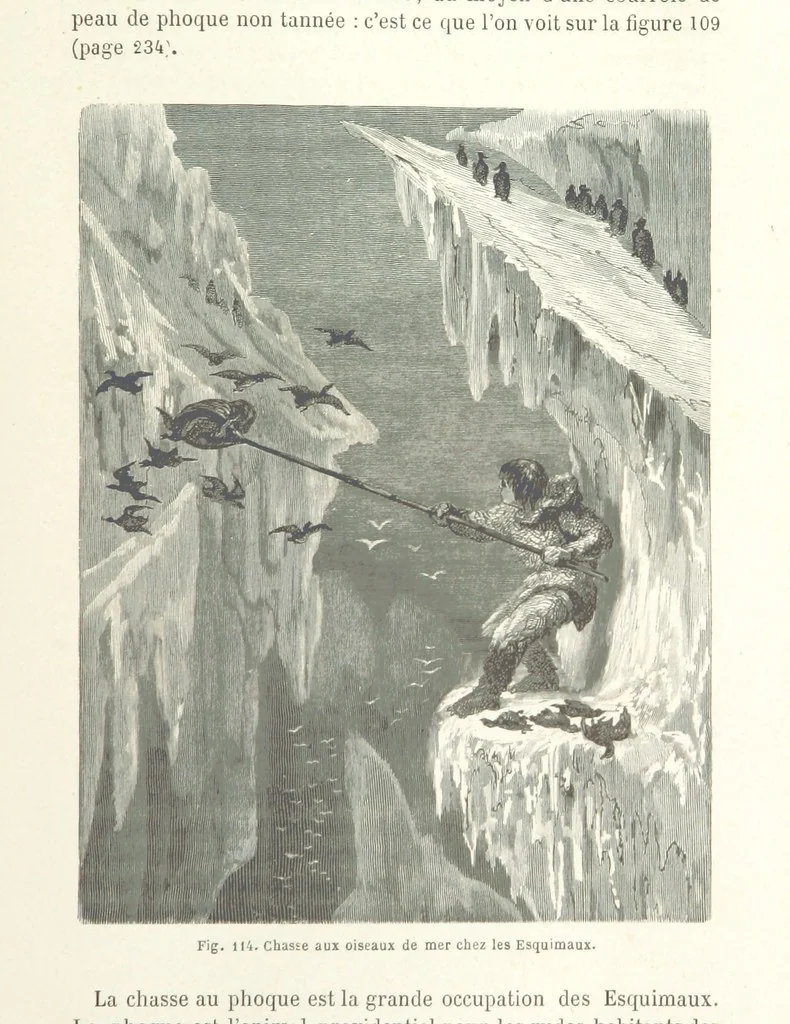 An illustration from Les Races Humaines ... Ouvrage illustré de 334 gravures dessinées sur bois, et de 8 chromo-lithographies, etc, 1872, leaf 255
