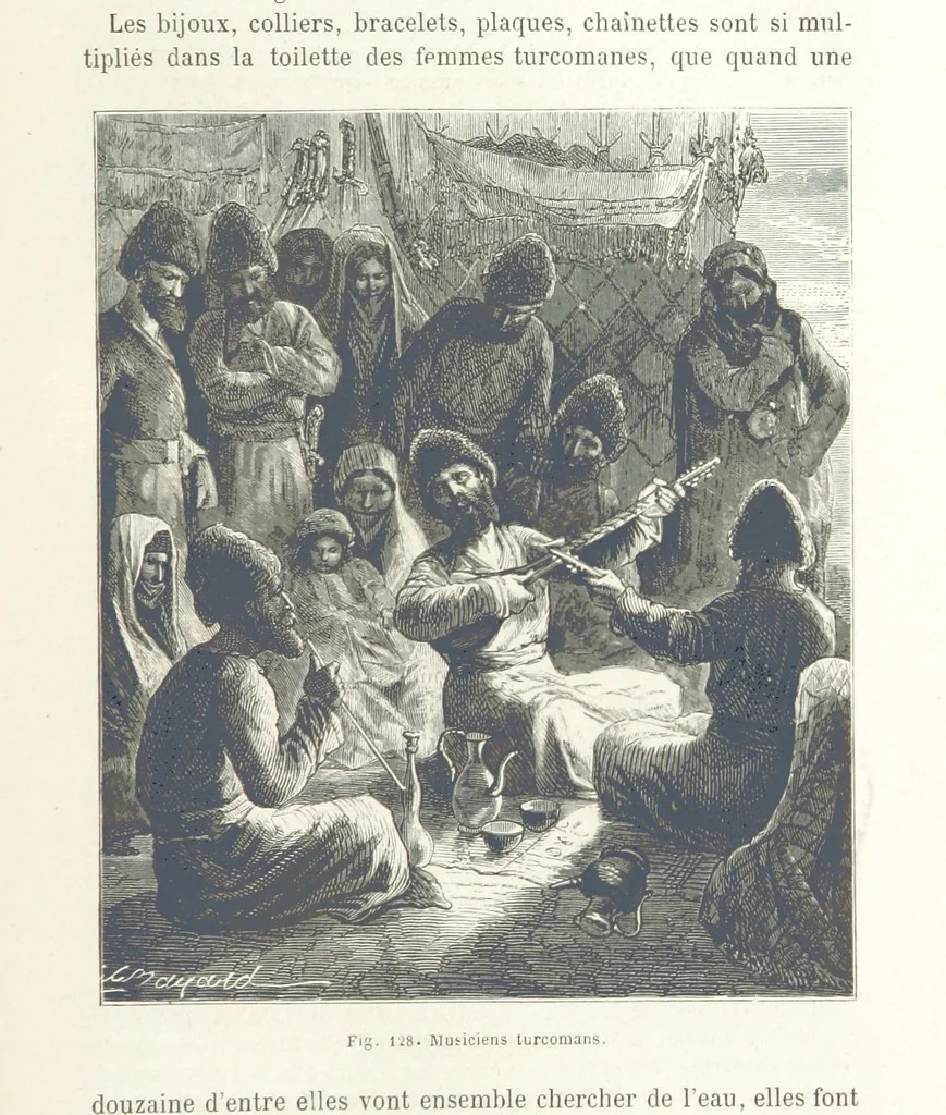 An illustration from Les Races Humaines ... Ouvrage illustré de 334 gravures dessinées sur bois, et de 8 chromo-lithographies, etc, 1872, leaf 277