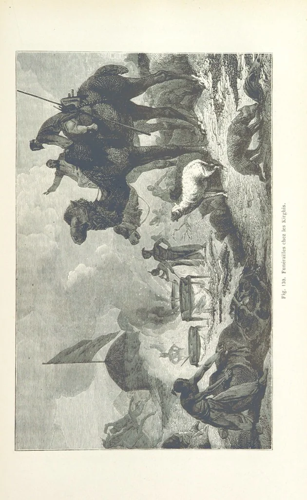 An illustration from Les Races Humaines ... Ouvrage illustré de 334 gravures dessinées sur bois, et de 8 chromo-lithographies, etc, 1872, leaf 281