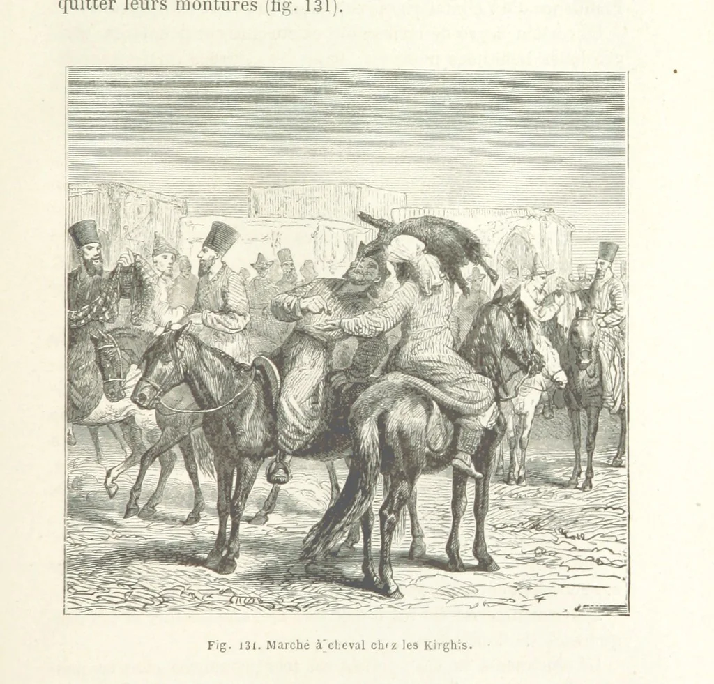 An illustration from Les Races Humaines ... Ouvrage illustré de 334 gravures dessinées sur bois, et de 8 chromo-lithographies, etc, 1872, leaf 283